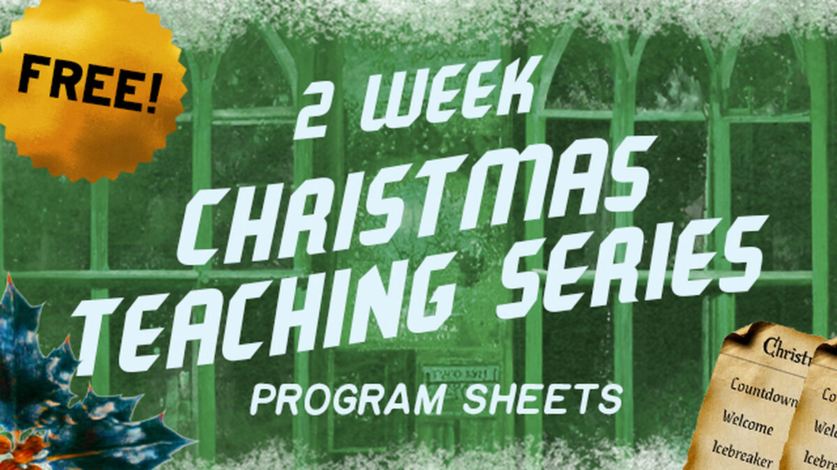 2-Week Christmas Series Program Sheets image number null